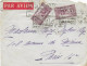 1928 - MAROC - ENVELOPPE Par AVION De CASABLANCA Avec DAGUIN  => PARIS - Lettres & Documents