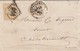 LETTRE 20 MARS 72. N° 59 15c. VIENNE CHATELLERAULT. GC 955. BOITE RURALE C.  POUR EN VILLE - 1849-1876: Klassik