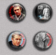 Steve McQueen Movie Film Fan ART BADGE BUTTON PIN SET 2 (1inch/25mm Diameter) 35 DIFF - Filmmanie