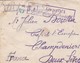 LETTRE PRISONNIERS DE GUERRE - CAMP DU FORT PRINTZ CARL à INGOLSTADT -BAVIERE - WW I