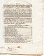 LOI Qui Fixe Le Prix Du Transport Des LETTRES, Paquets... Par La POSTE Du 22 Août 1791 - Gesetze & Erlasse