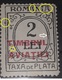 Error REVENUE STAMPS ROMANIATAXA DE PLATA, ERROR NROKE WORD,,SRUCHARGE MISPLACED - Abarten Und Kuriositäten