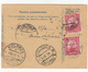 Yugoslavia Kingdom SHS - Croatia Postal Delivery Note Poštanski Otpremni List 1922 Zagreb Karlovac B181010 - Croatie