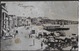 MALTA - SLIEMA LANDING PLACE - FORMATO PICCOLO FINE '800 -ANIMATA -   VIAGGIATA 1908 FRANCOBOLLO ASPORTATO - Malta