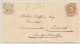 Nederlands Indië - 1894 - 15 Cent Willem III Op 10 Cent Envelop G6 Van VK TEBINGTINGGI DELI - Britsche Pakketb. - Zürich - Nederlands-Indië