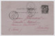 France, 1878, Carte Postale, Sage, 10c., Noir Sur Lilas, Ambulant Versailles à Paris 1-11-1878 - Cartes Postales Types Et TSC (avant 1995)