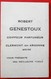 Calendrier Parfume 1969 DEDICACE De CHERAMY Pour CLERMONT EN ARGONNE GENESTOUX - Petit Format : 1961-70