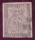 1852-PARMA- 25 C.VIOLETTO     - USATO-LUXE ! - Parme