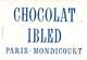 CHROMO CHOCOLAT IBLED FAMILLE A TABLE ET SERVANTE - Ibled