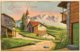 [DC7600] CPA - BUONA PASQUA - PAESAGGIO MONTANO - CHIESETTA - Viaggiata 1953 - Old Postcard - Pasqua