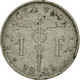 Monnaie, Belgique, Franc, 1929, TB, Nickel, KM:90 - 1 Franc