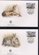 WWF 4 FDC BHOUTAN CHIENS SAUVAGES 1997 YVERT N°1181/84 - FDC