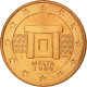 Malte, 5 Euro Cent, 2008, SUP, Copper Plated Steel, KM:127 - Malta