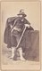 Photo Cdv Italia Costumi Costume Bandito ? Bandit ? Militaire ? Fusil Pistolet , Italie Italy  PRIX FIXE - Anciennes (Av. 1900)