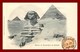Sphinx Et Pyramides De Guiséh     (scan Recto Et Verso ) - Gizeh