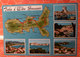 ISOLA D'ELBA ITALIA MAP CARTOLINA 1969 - Carte Geografiche