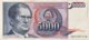 Yugoslavia 5.000 Dinara, P-93r (1985) - Replacement Note - (VF) - Jugoslawien