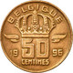 Monnaie, Belgique, Baudouin I, 50 Centimes, 1996, TTB, Bronze, KM:148.1 - 50 Cent