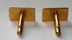 RARE ANCIENNE PAIRE DE BOUTONS   PLAQUE OR CISELÉES SORTE DE MARTEAU BE - Cuff Links & Studs