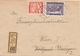 ÖSTERREICH 1948 - 40 Gro + 1 S (Ank853+859) Auf Reco-Brief, Gel.v. Wien126 > Wien I, Transportspuren - Briefe U. Dokumente
