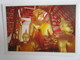 Huge Buddha Images In A Temple Meditate Through The Centuries, And Gather Dust, Requiring Cleaning. Artcard Asia 8-722 - Thaïlande