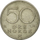 Monnaie, Norvège, Olav V, 50 Öre, 1982, TTB, Copper-nickel, KM:418 - Norvège