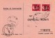 Trieste 1946 Postal Receipt Sent From Trieste (AMG VG, Zone A) To Zone B NOVIGRAD-CITTANOVA And BUJE-BUIE Postmarks - Marcophilia