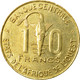 Monnaie, West African States, 10 Francs, 2002, Paris, TTB, Aluminum-Bronze - Côte-d'Ivoire