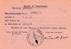 Trieste 1946 Postal Receipt Sent From Trieste (AMG VG, Zone A) To Zone B OPRTALJ-PORTOLE And BUJE-BUIE Postmarks - Marcofilie