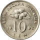 Monnaie, Malaysie, 10 Sen, 1992, SUP, Copper-nickel, KM:51 - Malaysie