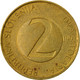 Monnaie, Slovénie, 2 Tolarja, 1993, TB+, Nickel-brass, KM:5 - Slovénie