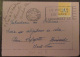 Flamme "Le Papier Est Rare, Economisez Le" Sur Carte-lettre 1945 - Timbre Arc De Triomphe YT N°709 Seul - Oblitérations Mécaniques (flammes)
