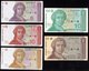 CROATIA 1991. LOT OF "HRVATSKI DINAR" WAR BANKNOTES, RUĐER BOŠKOVIĆ / ZAGREB KATEDRALA - Croatia