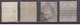 SPAIN 1850-54 - 4 Stamps - Usados