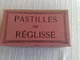 Boite En Carton PASTILLES DE REGLISSE - Matériel Et Accessoires