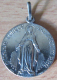 Médaille Religieuse "O Marie Conçue Sans Pêché" En Argent Signée Pénin Poncet - Religione & Esoterismo