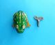 FROG - By Kohler Made In West Germany - Vintage Wind-up Tin Toy * TOP ... IN WORKING CONDITION * Grenouille Frosch Rana - Toy Memorabilia