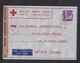 Dutch Indies: Airmail Cover To Switzerland, 1940, 1 Stamp, Red Cross, Censored, Censor Tape, WW2 (traces Of Use) - Netherlands Indies