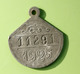 Jeton De Taxe Sur Les Chiens "Année 1925 - Province De Brabant" Médaille De Chien - Professionnels / De Société