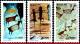 Ref. BR-1998-00 BRAZIL 1985 - CAVE PAINTING, ROCK ART,, DEER, SET MNH, ART 3V Sc# 1998-2000 - Unused Stamps