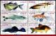 Ref. BR-2157 BRAZIL 1988 FISH, FRESH-WATER FISH,AQUARIUM, HOBBY, PSICULTURA, MI# 2276-81, SET MNH 6V Sc# 2157 - Fishes