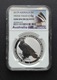 Australia, Wedge Tailed Eagle 1 Oz 2017 Silver 999 Pure In SLAB GEM BU NGC - 1 Oncia Argento Puro Bullion Perth Min - Mint Sets & Proof Sets