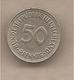 Germania - Moneta Circolata Da 50 Pfennig Bordo Rigato Zecca F Km109.1 - 1950 - 50 Pfennig