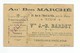 63 - RIOM - AU BON MARCHE - Vve J.-B. Bardet   (vue Recto Verso) - Cartes De Visite