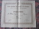 Diplôme-LYON VILLEURBANNE 1942 ECOLE PRATIQUE DE COUPE & DE COUTURE- Diplôme Mention Bien  -Blanc Née à SIGNANS Var 1924 - Diplômes & Bulletins Scolaires