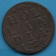 HOLLANDIA 1 DUIT 1754 KM# 80 LION - …-1795 : Former Period