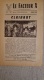 RARE LE FACTEUR X N°13 DE 01/1955 REVUE MENSUELLE DE VARIETES SCIENTIFIQUES EDITIONS DU LEVIER 16 PAGES 24 X 16 CM - Science