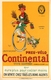 " Pneu Vélo CONTINENTAL - Clichy " - Illustrateur Mich - Cp Publicitaire Pub Publicité - Cycle Cyclisme - AA113 - Reclame