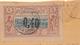 Très Rare Lettre Recommandée De Djibouti 1899 Pour Paris Avec 4c Surch 0,40 Vue De Djibouti - Lettres & Documents