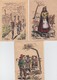 PORTUGAL-A.MARTIN MAQUEDA-LOT-3 REAL COLORED ILLUSTRATED CARDS-ART-LOOK AT 2 SCANS-GOOD CONDITION-LITTLE PRICE ! ! ! - Autres & Non Classés